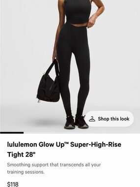 lululemon athletica Glow Up Leggings - Black Size 4